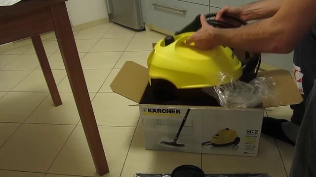 Пароочиститель Karcher SC 2 / Керхер SC 2. Распаковка, обзор и отзыв. смотреть онлайн
