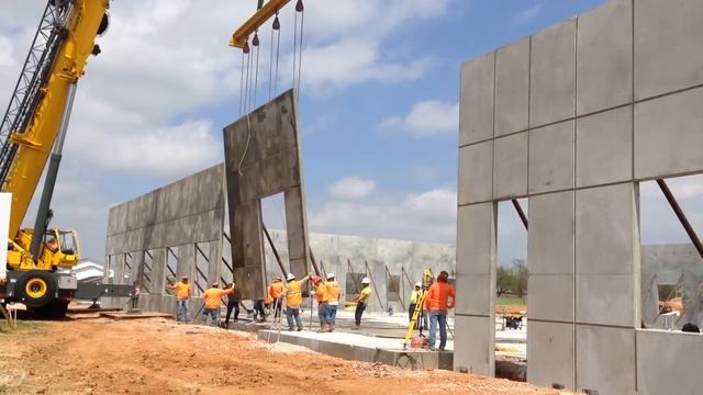 Concrete Tilt Wall Panel Installation