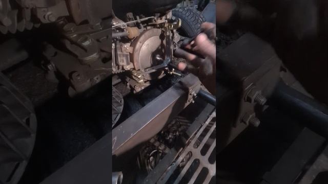 установка электростартера на двигатель Брайт 17 л/с. смотреть онлайн