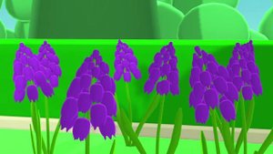 Tom and keri 21 - The purple flower English for Kids Preschool - Том и Кэри на английском для детей