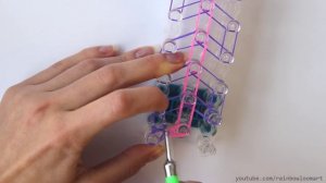 Браслет из резинок на станке - Витая Волна | Rainbow Loom Bracelet  Wave