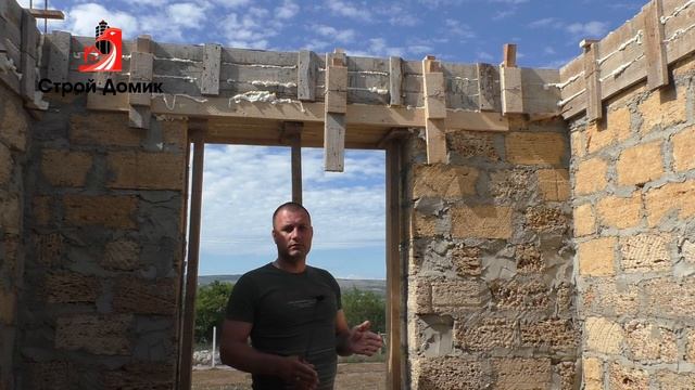 Дом из ракушняка. Кладка стен готова! Дом в Феодосии!! #домвкрыму #крым #построитьдом #домуморя