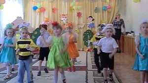 Танец паучки, жучки и мошки