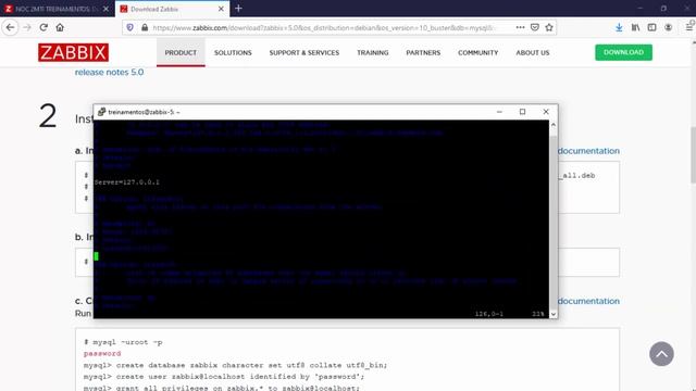 01.18- Preparando o ambiente x instalando o agente zabbix debian 10 смотреть онлайн