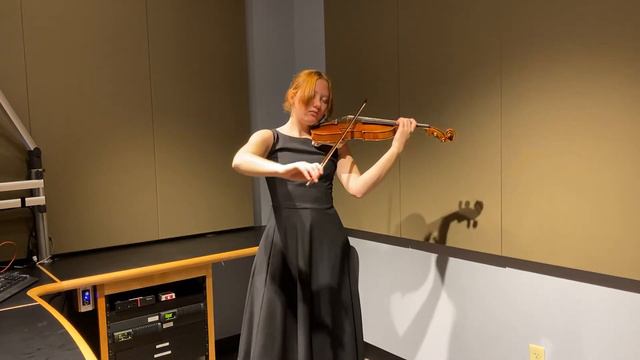 Dvorak Violin Concerto in A minor mvt. 1-- Mia Kraker