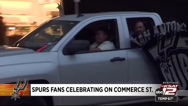 WATCH: Spurs fans celebrate No. 1 draft pick in downtown San Antonio смотреть онлайн
