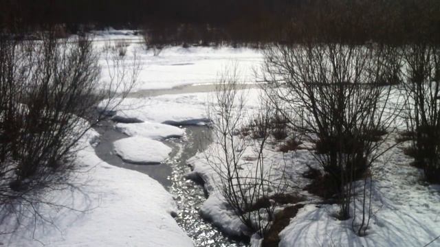 27 марта 2019 года проснулась река Малая Калагаза, просыпается Юрюзань смотреть онлайн