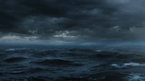 HD Идеальный шторм в океане Фоновая Видео картина для ТВ Звуки океана моря Эффект присутствия
