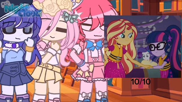 My little pony reacts to ships // MLP/EG // Sciset, Rarijack, Flutterdash // Gacha Club