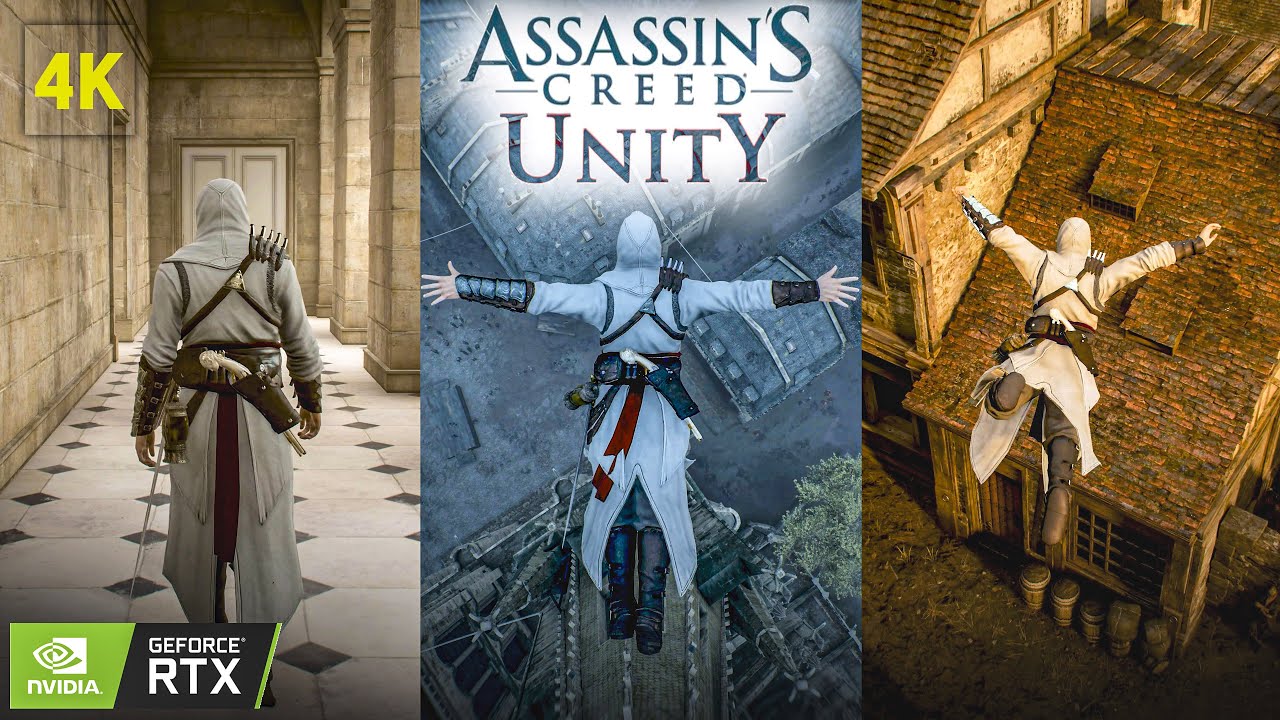 Assassin's Creed Unity | RTX™ 4K | Лучшие технологи NVIDIA | Мастер Ассасин (Альтаир ибн Ла-Ахад)