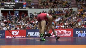 61kg Finals (1 of 2), Daniel Dennis, Titan Mercury WC vs Reece Humphrey, Ohio RTC/New York AC