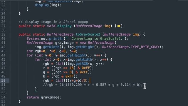 Java: Color Image to Grayscale | BufferedImage Image Filters смотреть онлайн