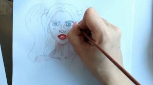 Harley Quinn | Харли Квинн - нарисуем быстрый скетч Харли! присоединяйтесь!!!