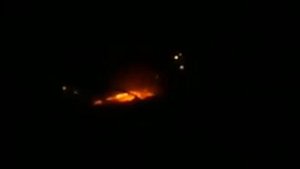 Пожар на одном из крупнейших угольных месторождений Забайкалья (Харанорский разрез)