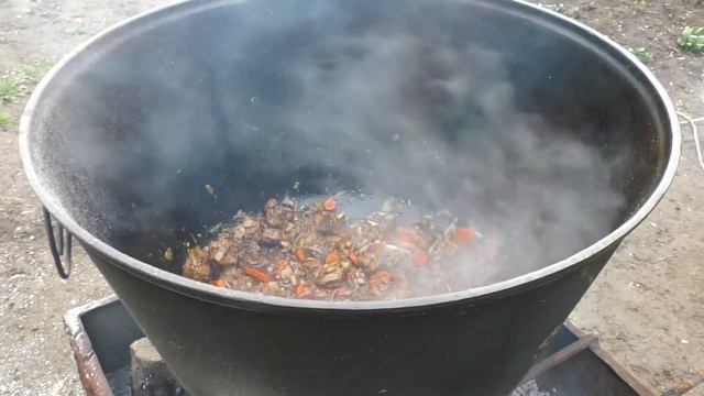 Как приготовить ШУРПУ - шурпа в казане на костре