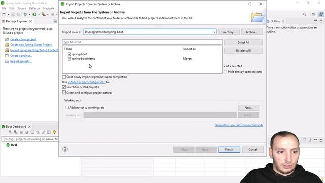 Hola mundo con Spring Boot + Eclipse STS + Postman смотреть онлайн