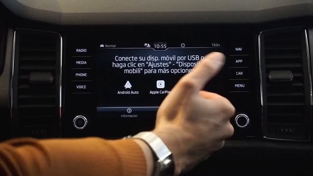 Skoda Kodiaq 2021 | Manual de uso Sistema Infotainment (pantalla táctil) | Skoda Menabi смотреть онлайн