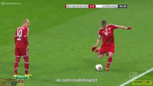 Бавария 2:0 Байер | Гол Швайнштайгера HD