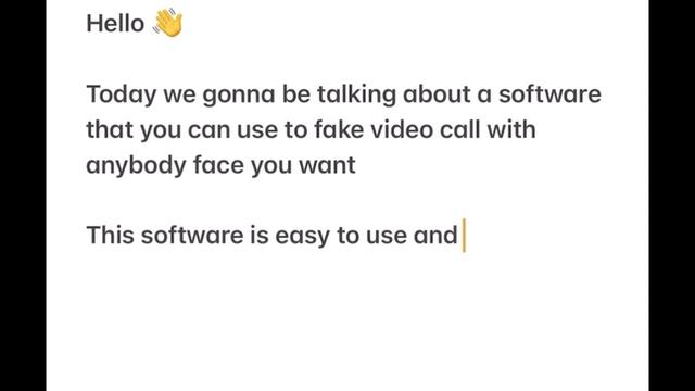 New Free! version software for deep fake video call ! смотреть онлайн