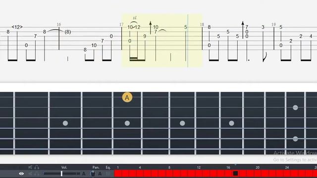 Guitar Tab - Harbour Town (Risen) OST Fingerstyle Tutorial Sheet Lesson #Anp