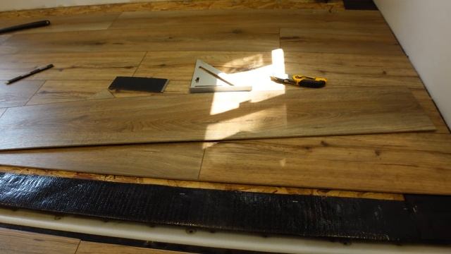 Fixing 14 Foot Slide Out Floor and Installing New Flooring In 12000 Auction RV.