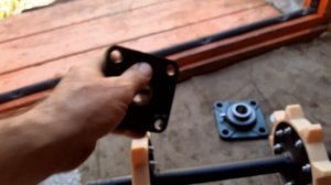 Пришел ведущий вал на будущий снегоход.