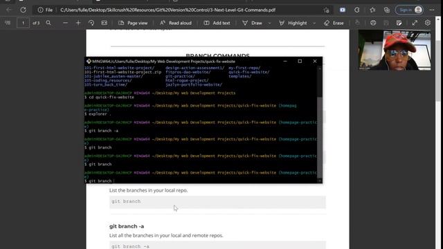 How To Save Your Code Using Git On The Command Line | Coding w/ @Fullersophic