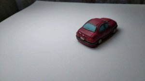 Тойота Авенсис из пластилина.