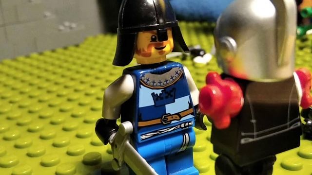 LEGO MONTY PYTHON HOLY GRAIL Chicken! The Black Knight part 2 stop motion animation смотреть онлайн