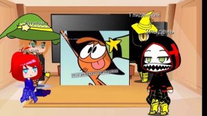 реакция персонажей тут и там 2 часть