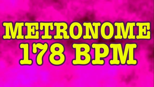 178 BPM Metronome - 10 Minute Metronome - 178BPM Click Track - 10 Minute Timer - Metrónomo 178 BPM смотреть онлайн