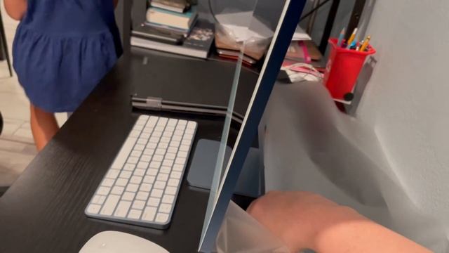 Распаковка iMac с АМи и Даниил