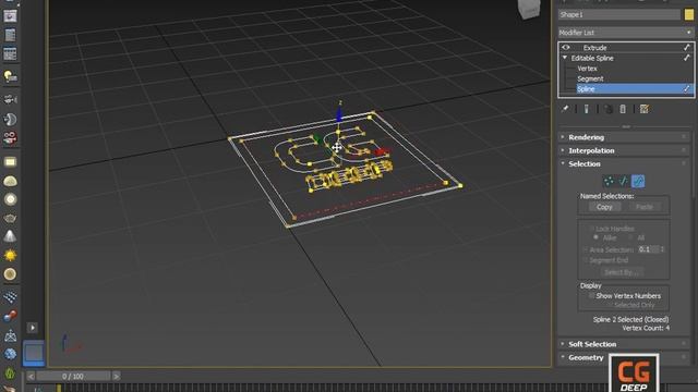 How to import Ai (Illustrator) file into 3ds max 2020 | Tutorials | CG Deep |