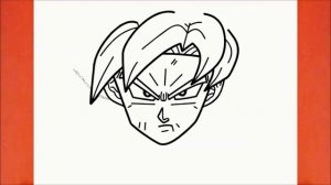 HOW TO DRAW GOKU SSJ BLUE