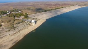 Крымъ 4K: Водоснабженіе Керчи. Водохранилище подъ Новониколаевкой