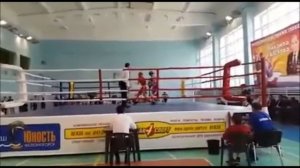 Бокс 15 лет!Технический накаут!