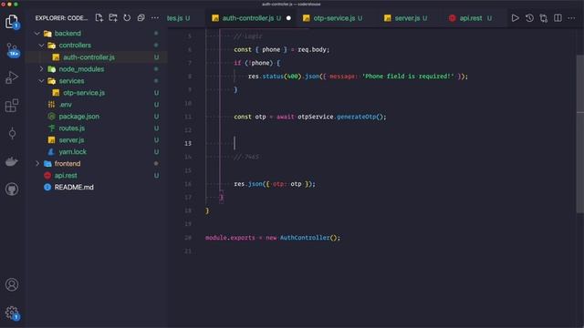 [4] WebRTC Real-time voice chat MERN Complete project in Hindi [ Authentication, OTP ]??