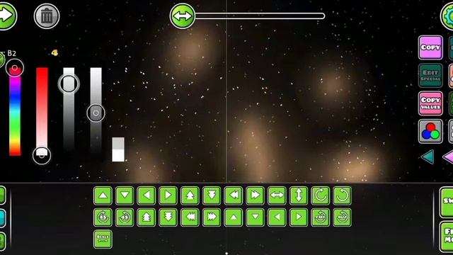КАК СДЕЛАТЬ КОСМОС В GEOMETRY DASH ? | GMDcolorS