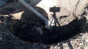 ч.5 Лунки под фундамент из покрышек