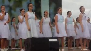 Ансамбль Сябрынка на концерте ко Дню Независимости 03.07.2021г. Ксения Левчик