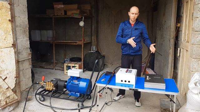 Грузовая мойка самообслуживания HAWK 300 бар для мойки спецтехники смотреть онлайн