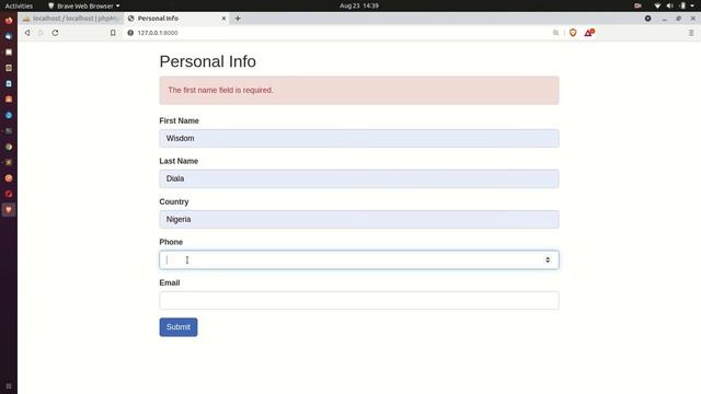Laravel 8: Code optimization (Using Form Request Class)