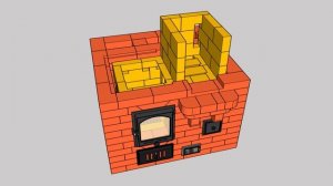 Печь кирпичная, колпаковая 4,5 на 4 кирпича.