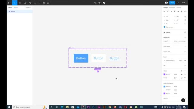 How to Create Different Properties of Button (01) | Variants | Figma | اردو | हिन्दी смотреть онлайн