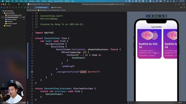 Building your first iOS app - SwiftUI Livestream смотреть онлайн