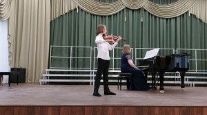 А. Вьетан, Фантазия-аппассионата для скрипки с оркестром, op.35, 1ч., Исп.Батиашвили Александр, 13 л