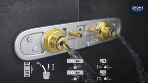 Установка душевой системы GROHE RainShower SmartControl