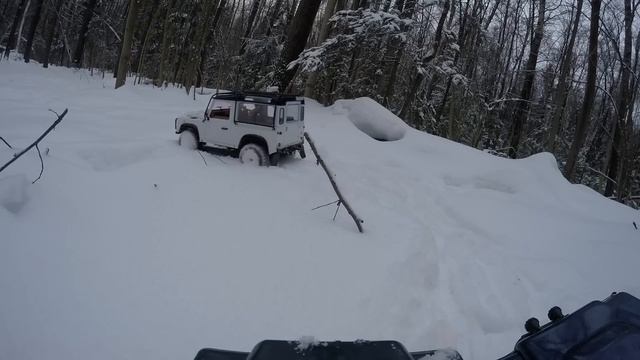 Новогодняя 4х4 покатушка Ленд Ровер rc клуб/ Christmas scale LR Defenders party