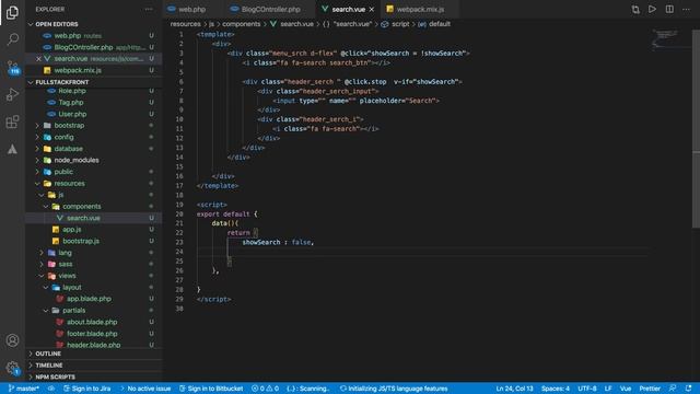 Appending query string in pagination and vuejs click propagation | Fullstack laravel vue | Part 56