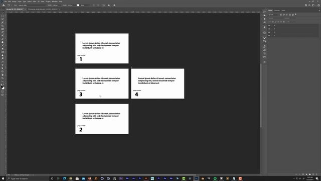 Automatic renumbers Artboards and pages' numbers quickly on Photoshop смотреть онлайн